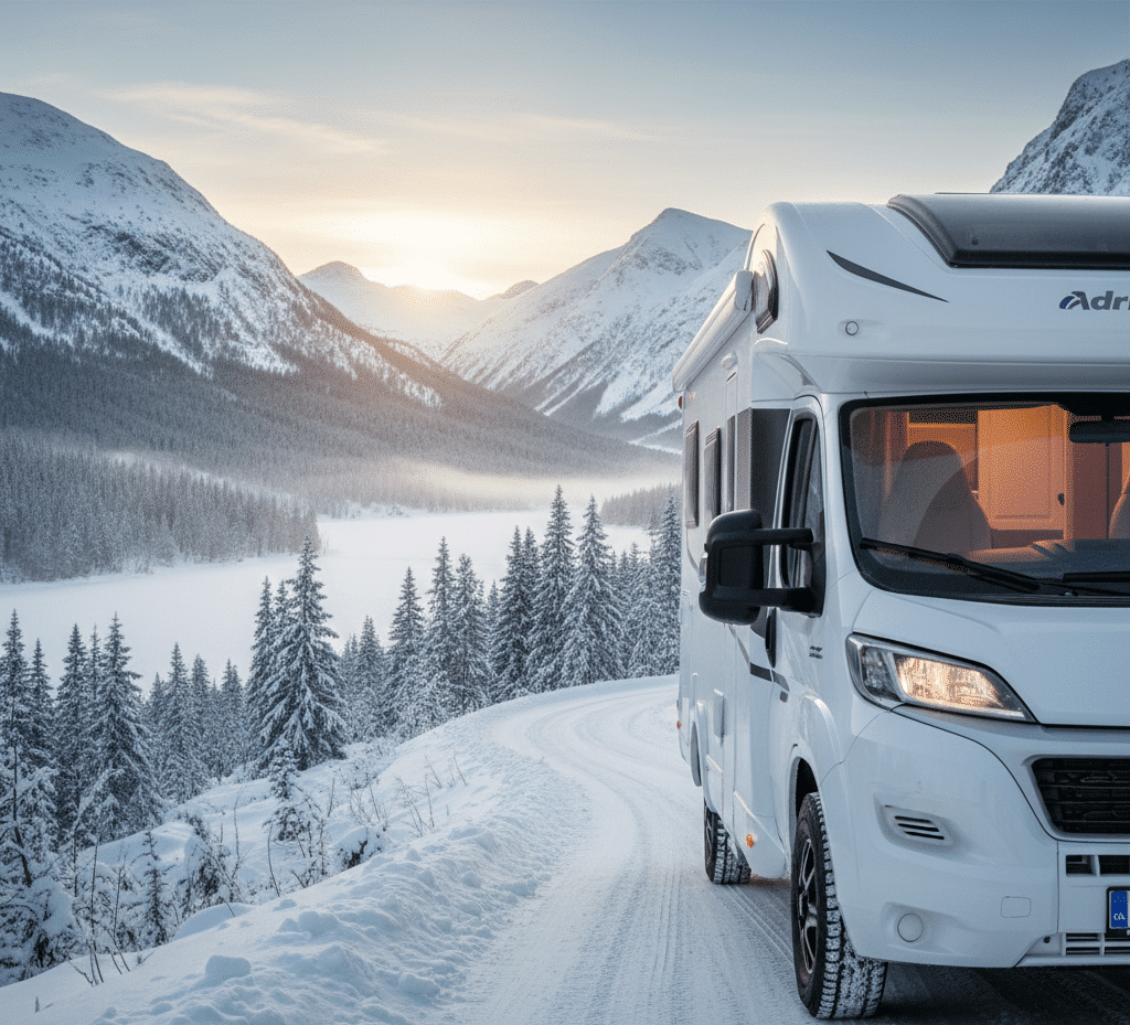 Vintertjek af autocamper på værksted – book hos Freck Autoteknik i Slagelse