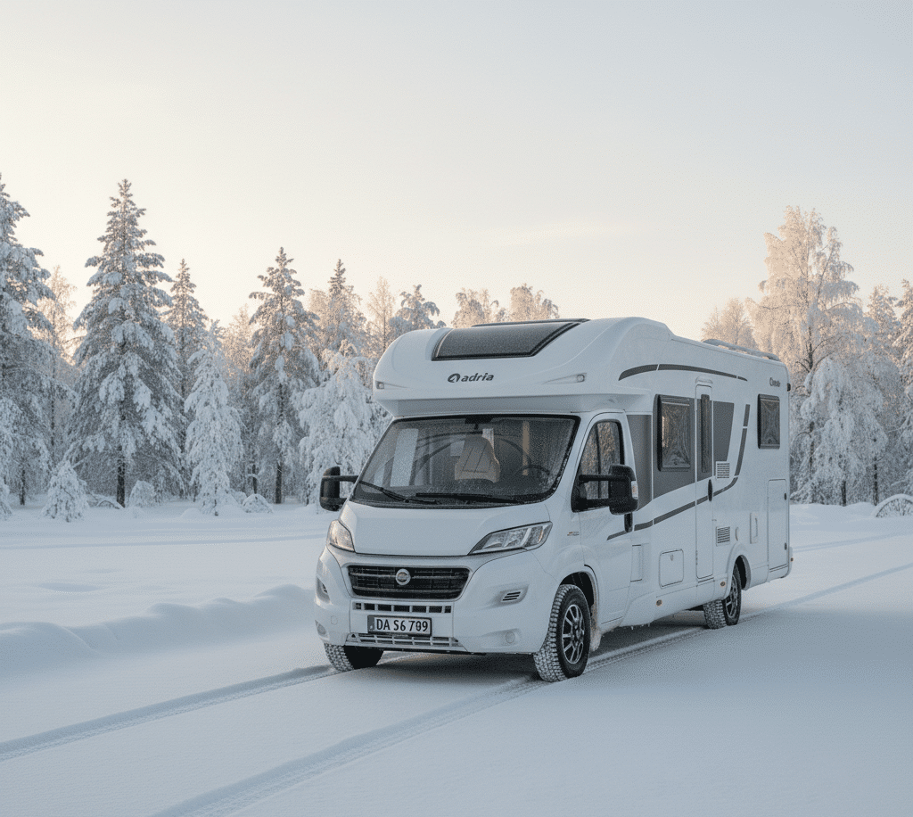 Autocamper klar til vinteren med vintertjek på værksted – book hos Freck Autoteknik i Slagelse