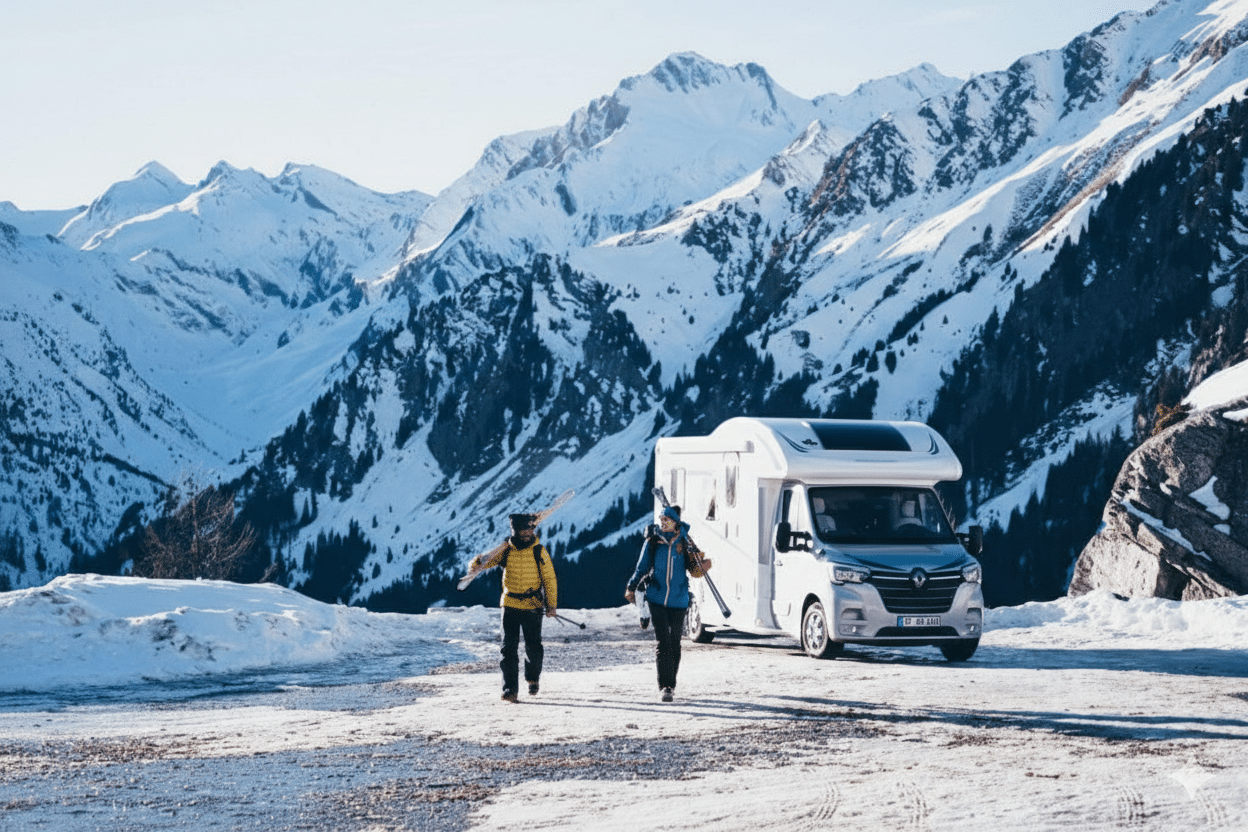 Autocamper klar til vinteren med vintertjek på værksted – book hos Freck Autoteknik i Slagelse